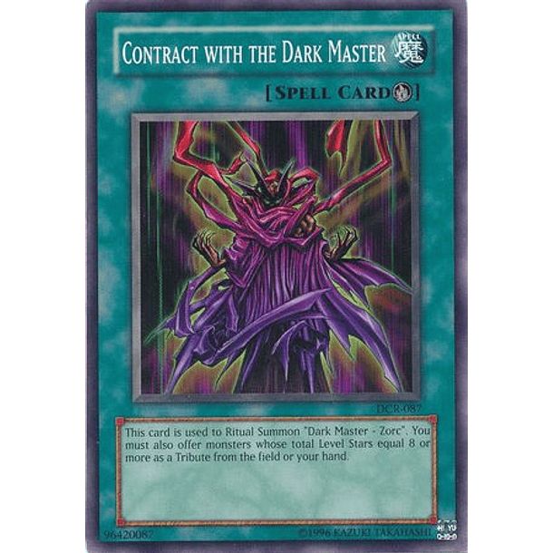 Contract with the Dark Master - DCR-EN087 - Common Unlimited (25th Reprint)