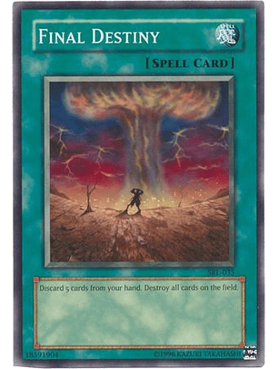 Final Destiny - SRL-EN035 - Common Unlimited (25th Reprint)