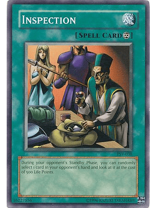 Inspection - PSV-EN038 - Common Unlimited (25th Reprint)