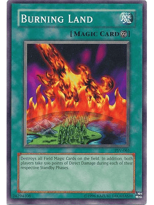 Burning Land - PSV-EN061 - Common Unlimited (25th Reprint)