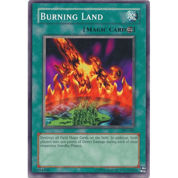 Burning Land - PSV-EN061 - Common Unlimited (25th Reprint)