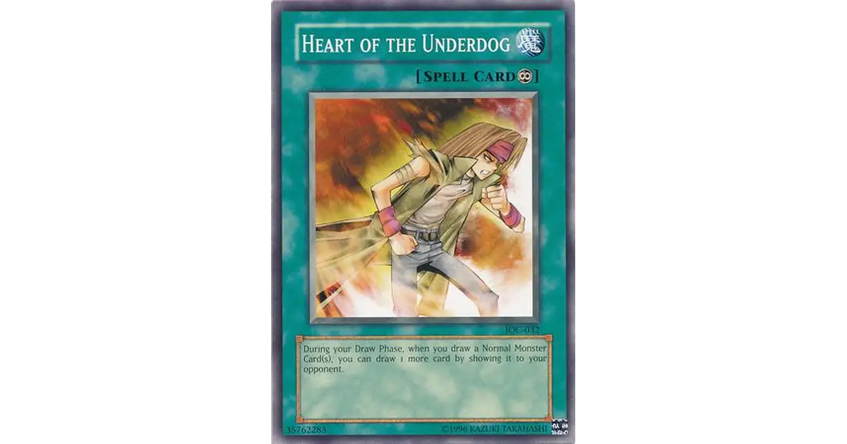 underdog card yugioh Yu-Gi-Oh! - Heart of the Underdog (LCYW-EN068) - Legendary Collection 3:  Yugi's World - 1st Edition