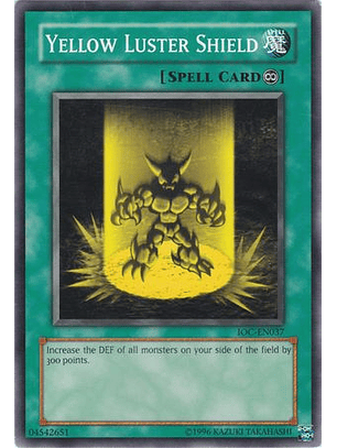 Yellow Luster Shield - IOC-EN037 - Common Unlimited (25th Reprint)