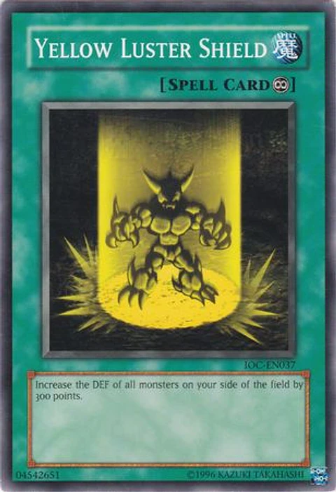 Yellow Luster Shield - IOC-EN037 - Common Unlimited (25th Reprint)