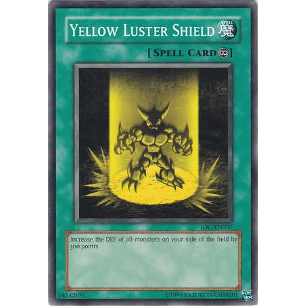 Yellow Luster Shield - IOC-EN037 - Common Unlimited (25th Reprint)