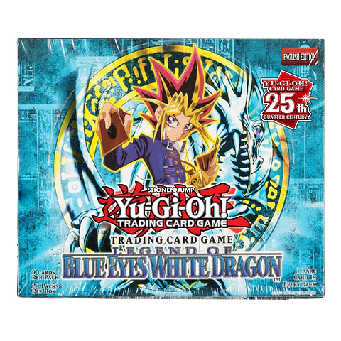 legend of blue eyes white dragon 25TH Reprint Caja con 24 sobres (ingles) 