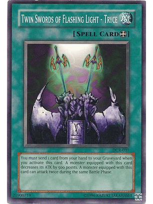 Twin Swords of Flashing Light - Tryce - DCR-EN037 - Common Unlimited (25th Reprint)