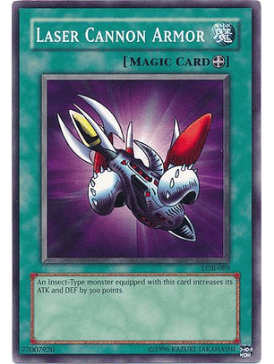 Laser Cannon Armor - LOB-EN089 - Common Unlimited (25th Reprint)