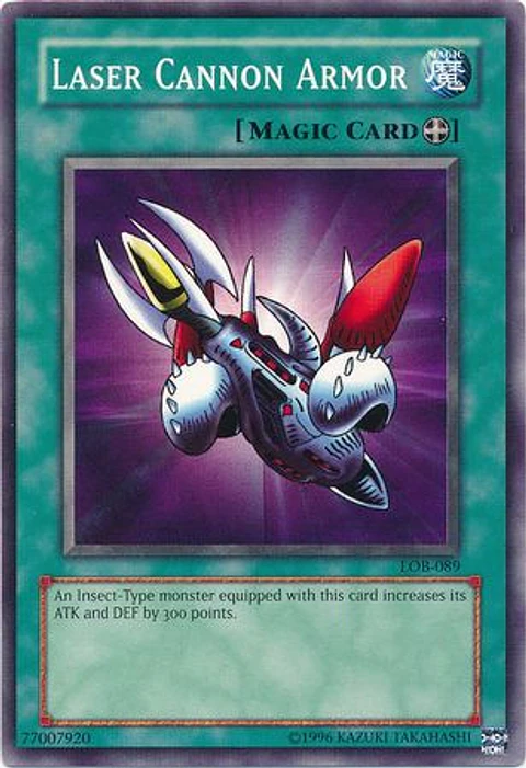 Laser Cannon Armor - LOB-EN089 - Common Unlimited (25th Reprint)