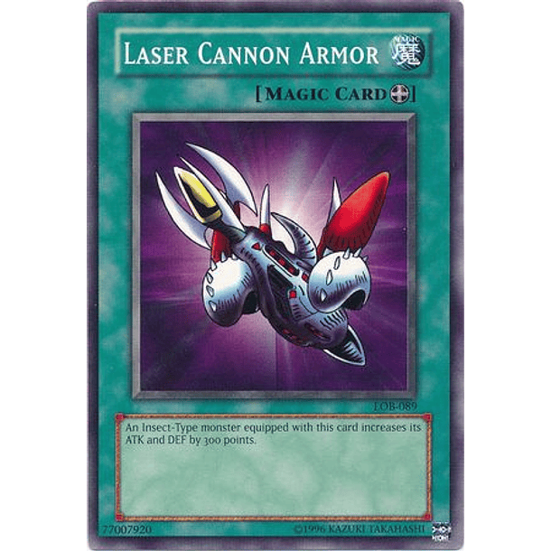 Laser Cannon Armor - LOB-EN089 - Common Unlimited (25th Reprint)