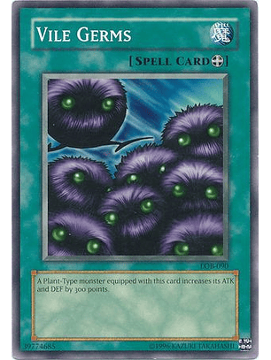 Vile Germs - LOB-EN090 - Common Unlimited (25th Reprint)