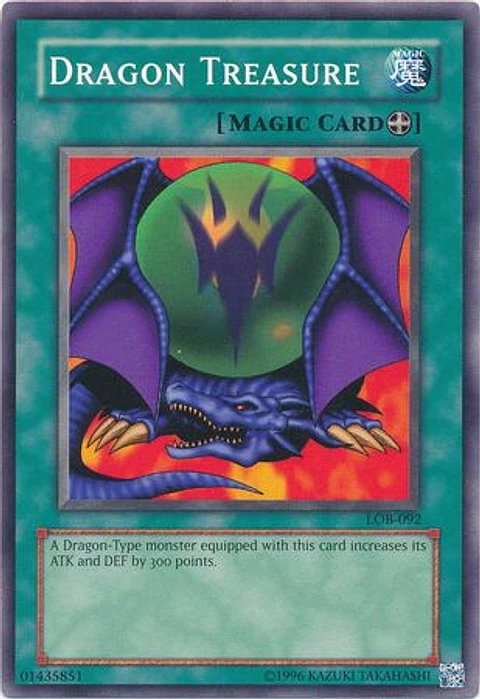 Dragon Treasure - LOB-EN092 - Common Unlimited (25th Reprint)