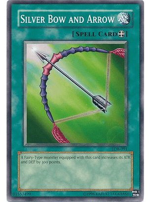 Silver Bow and Arrow - LOB-EN091 - Common Unlimited (25th Reprint)
