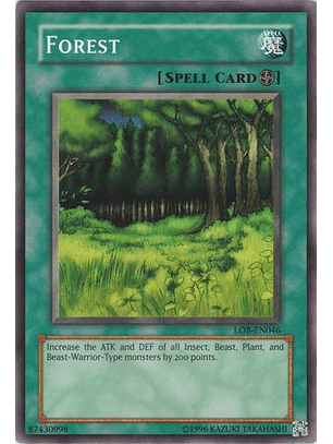 Forest - LOB-EN046 - Common Unlimited (25th Reprint)