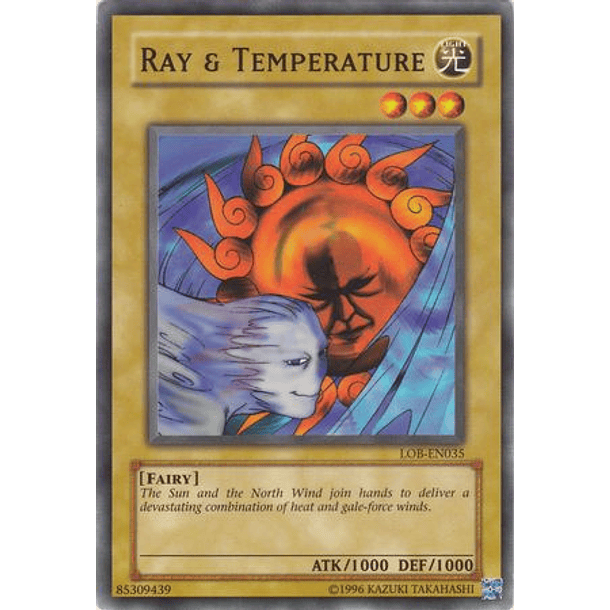 Ray & Temperature - LOB-EN035 - Common Unlimited (25th Reprint)
