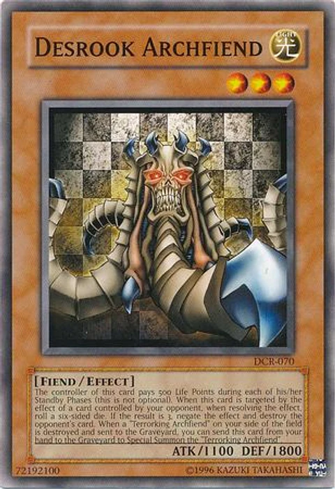 Desrook Archfiend - DCR-EN070 - Common Unlimited (25th Reprint)