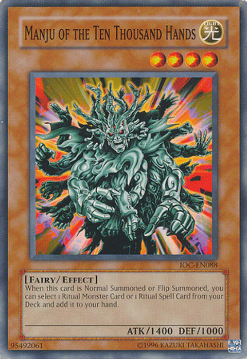 Manju of the Ten Thousand Hands - IOC-EN088 - Common Unlimited (25th Reprint)