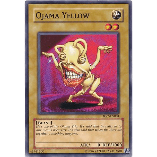Ojama Yellow - IOC-EN001 - Common Unlimited (25th Reprint)