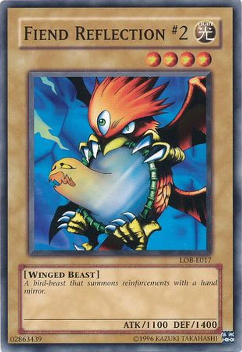 Fiend Reflection #2 - LOB-EN021 - Common Unlimited (25th Reprint)
