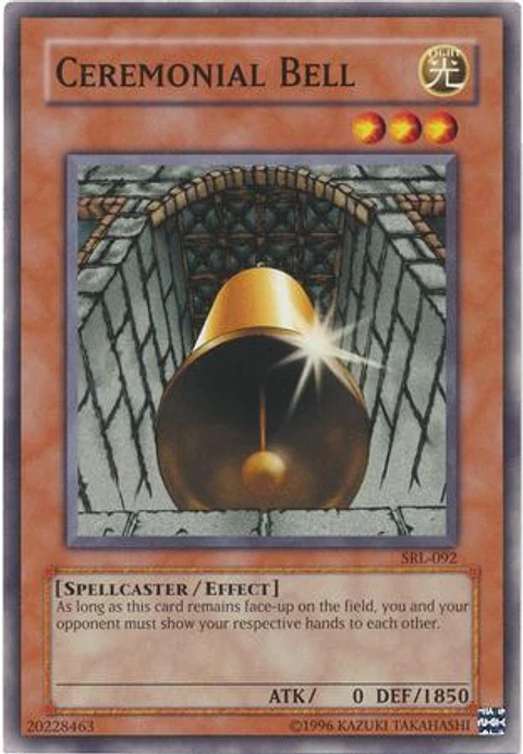 Ceremonial Bell - SRL-EN092 - Common Unlimited (25th Reprint)