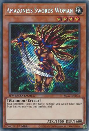 Amazoness Swords Woman - SGX3-END02 - Secret Rare 1