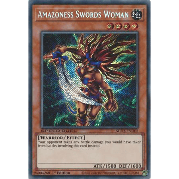 Amazoness Swords Woman - SGX3-END02 - Secret Rare