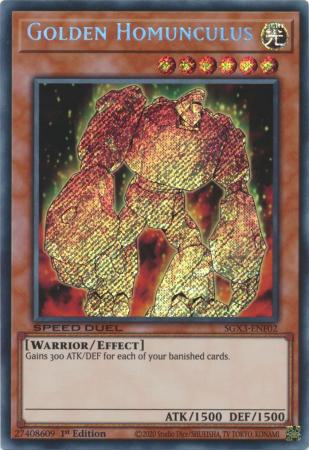 Golden Homunculus - SGX3-ENF02 - Secret Rare 1