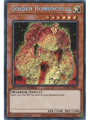 Golden Homunculus - SGX3-ENF02 - Secret Rare