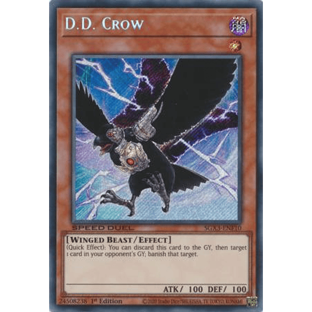 D.D. Crow - SGX3-ENF10 - Secret Rare