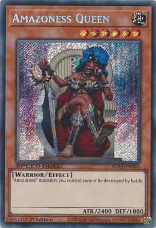 Amazoness Queen - SGX3-END01 - Secret Rare 1