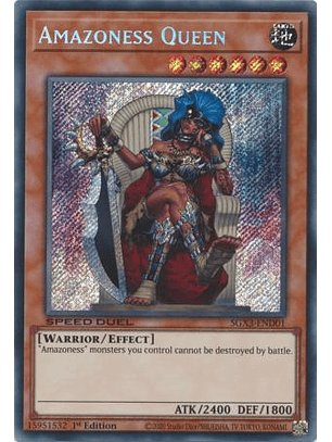 Amazoness Queen - SGX3-END01 - Secret Rare