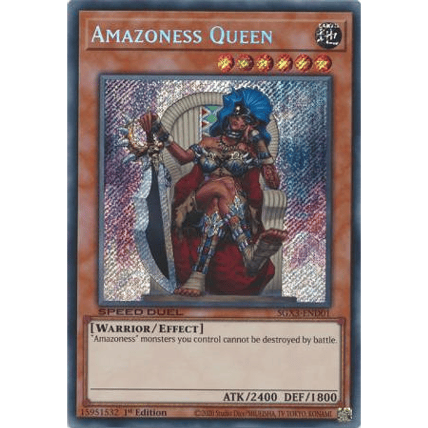 Amazoness Queen - SGX3-END01 - Secret Rare