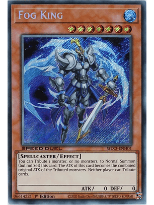 Fog King - SGX3-ENH01 - Secret Rare 