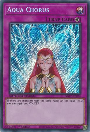 Aqua Chorus - SGX3-ENI34 - Secret Rare 1