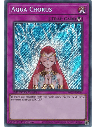 Aqua Chorus - SGX3-ENI34 - Secret Rare