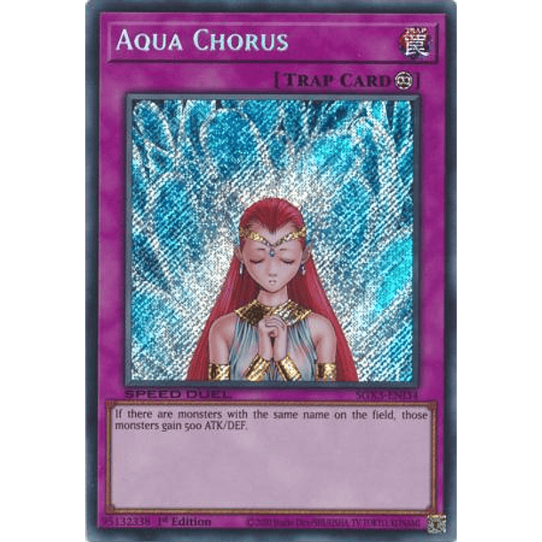 Aqua Chorus - SGX3-ENI34 - Secret Rare