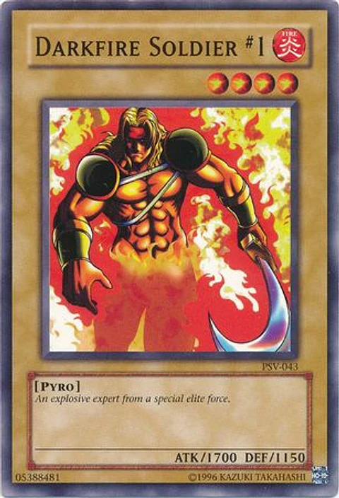 Darkfire Soldier #1 - PSV-EN043 - Common Unlimited (25th Reprint)