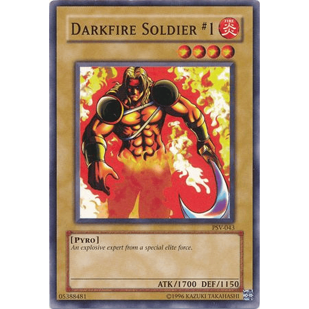 Darkfire Soldier #1 - PSV-EN043 - Common Unlimited (25th Reprint)