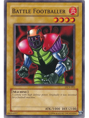 Battle Footballer - DCR-EN001 - Common Unlimited (25th Reprint)