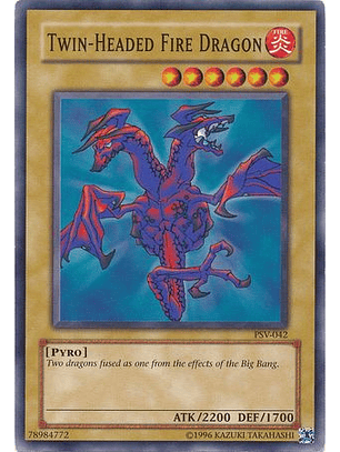 Twin-Headed Fire Dragon - PSV-EN042 - Common Unlimited (25th Reprint)