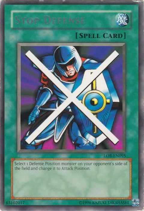 Stop Defense - LOB-EN095 - Rare Unlimited (25th Reprint)