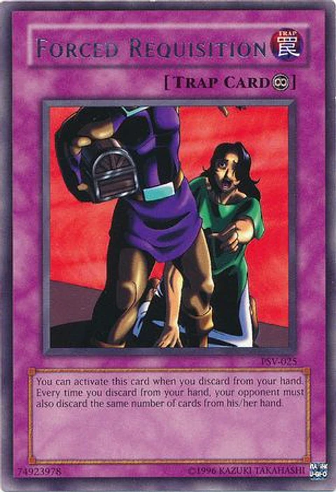 Forced Requisition - PSV-EN025 - Rare Unlimited (25th Reprint)