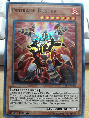 Degrade Buster - FLOD-EN005 - Super Rare 