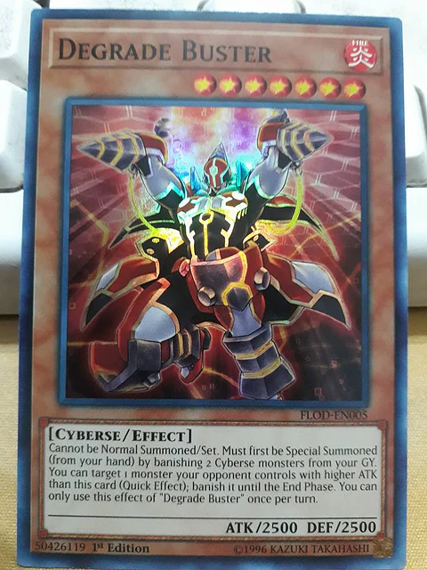 Degrade Buster - FLOD-EN005 - Super Rare 