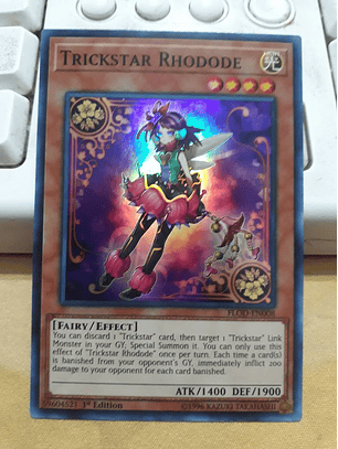 Trickstar Rhodode - FLOD-EN008 - Super Rare
