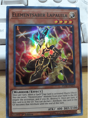 Elementsaber Lapauila - FLOD-EN023 - Super Rare