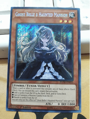 Ghost Belle & Haunted Mansion - FLOD-EN033 - Secret Rare