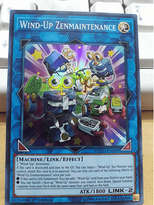 Wind-Up Zenmaintenance - FLOD-EN049 - Super Rare 