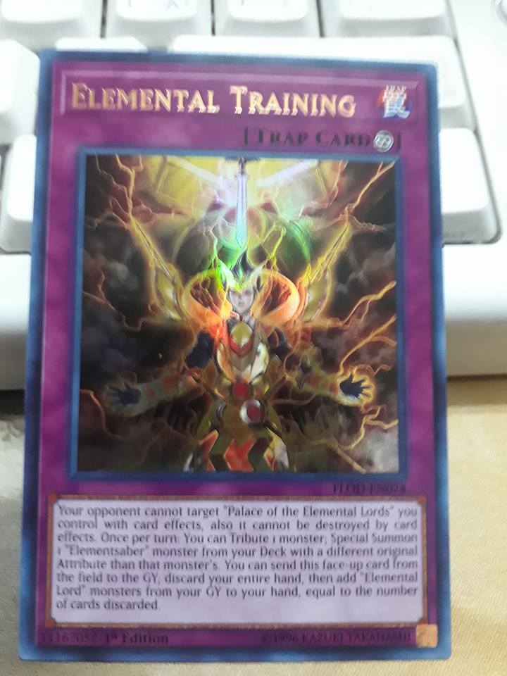 Elemental Training - FLOD-EN074 - Ultra Rare 1