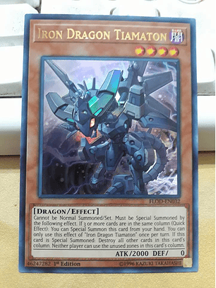 Iron Dragon Tiamaton - FLOD-EN032 - Ultra Rare